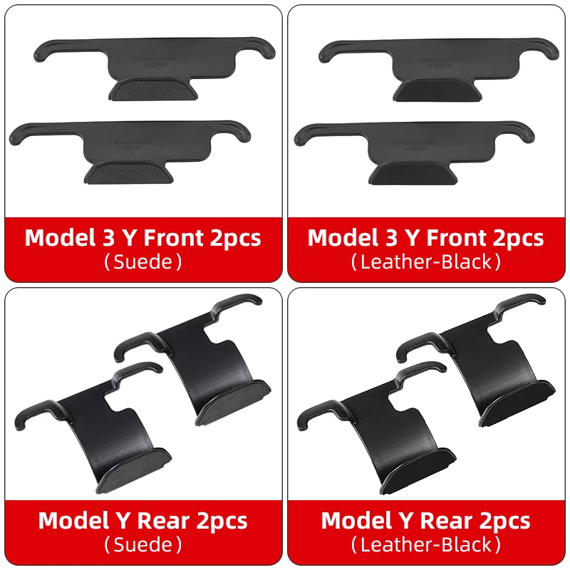 Für Tesla Modell 3/Y/X/S 2 stücke Auto Sitz Haken Lagerung Tragbare Innen  Auto Zubehör model3 Hängen Haken Lagerung - AliExpress