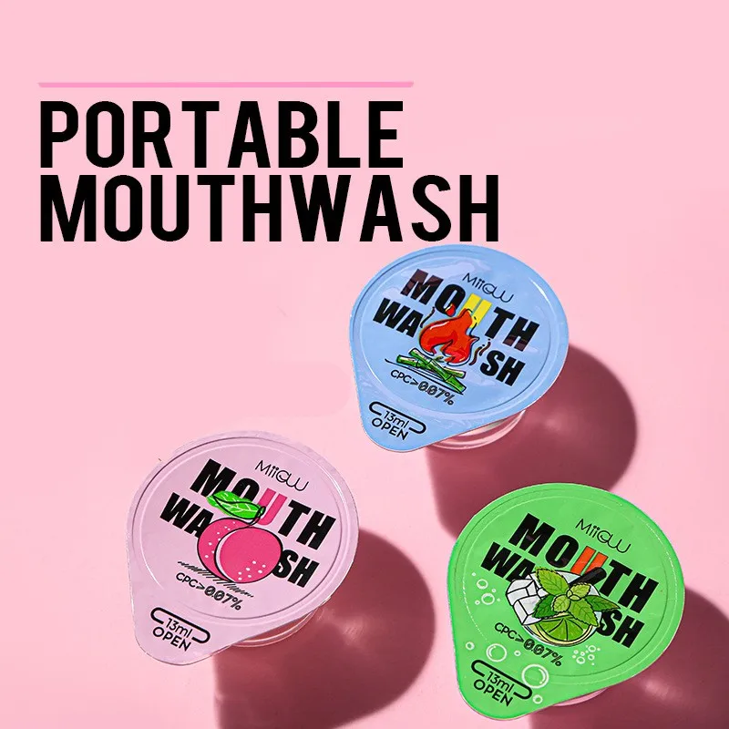 

Mini Portable Fruit Mouthwash Clean Teeth Gaps Refreshing Breath Oral Care After Meal Disposable Travel Outfit Fresh Mouthwash