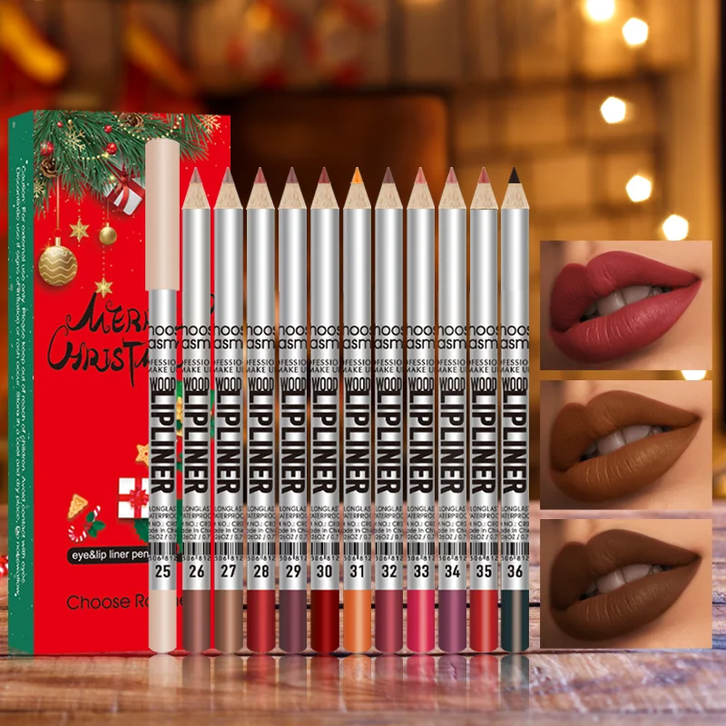 Lip Liners Pencil Long Lasting Lip Profiler Waterproof Contour Women Matte Lip Line Pen Daily Outdoor New Beauty Christmas Gift 3