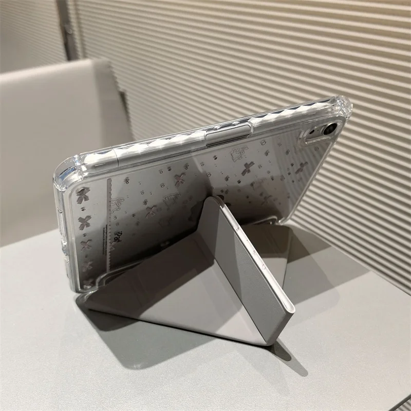 Durable Transparent Tablet Case with Shockproof Protection
