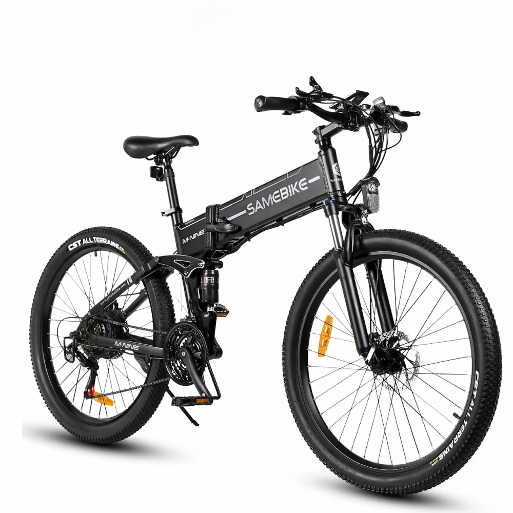 Folding Electric Mountain Bike 26-inch Shimano 21S shift speed 900W48V14AH lithium battery LO26-II-FT-YD