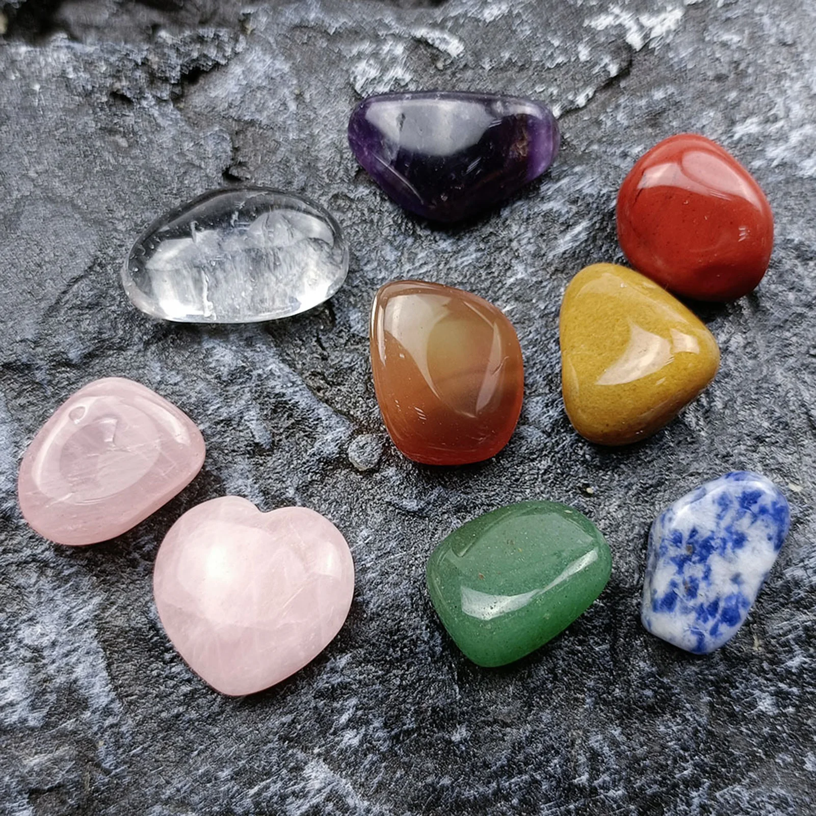 Chakra Balancing Stones, 9-piece - Image 2