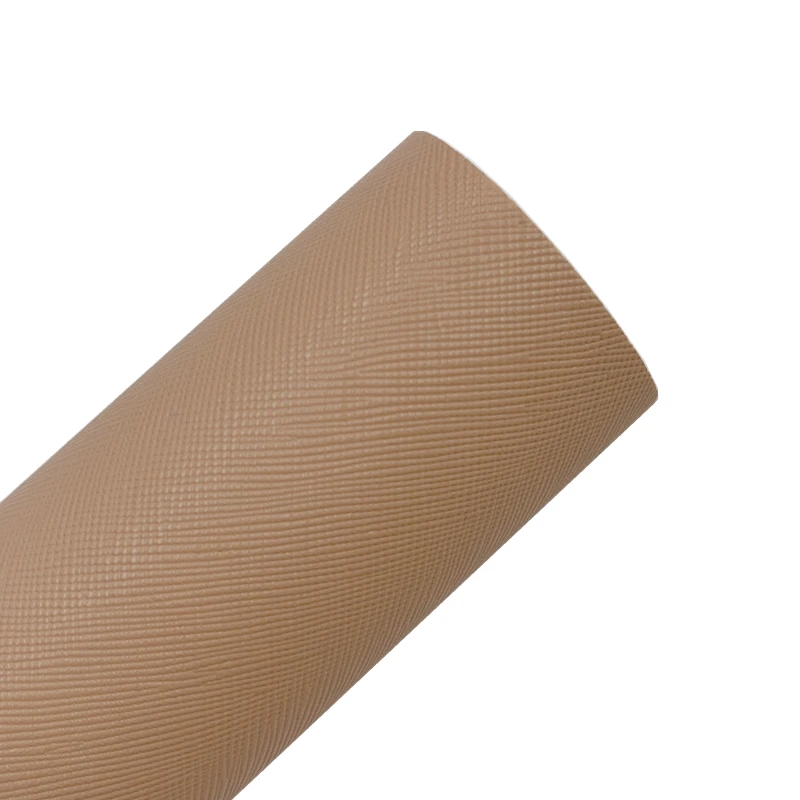 New Rainbow 22x30cm/A4 1.2MM Saffiano Pattern Leather 10 Colors For DIY Crafts, Bows, Bags, Accessories use, Homedeco