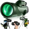 80x100 HD ZOOM Powerful Monocular Telescope Portable Binoculars Long Range Telescope for Hunting Sports Outdoor Camping Travel 1