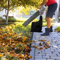 Leaf Vacuum Blower Bag Leaf Storage Bag Dump Cleaner Bag Oxford Fabric Zippered Leaf Collection Bag For Garden Lawn Yard 1