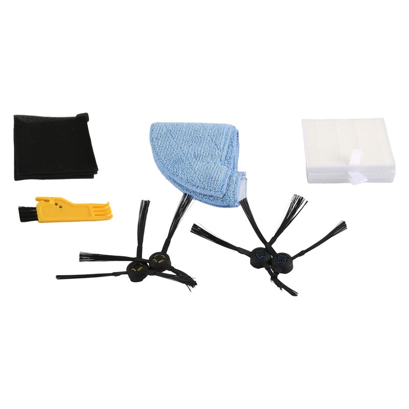 AT13 Replacement Filter Brush Wipe Spare Parts Accessory Set For ILIFE V80 V85 ZACO V80 V85 Robot Vacuum Cleaner
