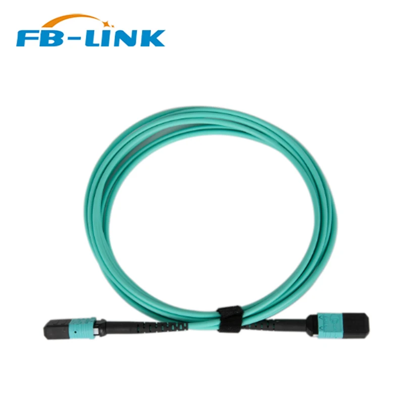 meijidenki meiji side view fiber optic pd 32 dq pt 32 dq pd 32 sq module 8cores MPO-MPO OM3 patchcord Fiber Patch Cable AOC Fiber Optic Cable Multi-Mode for 100G 40G SFP Module