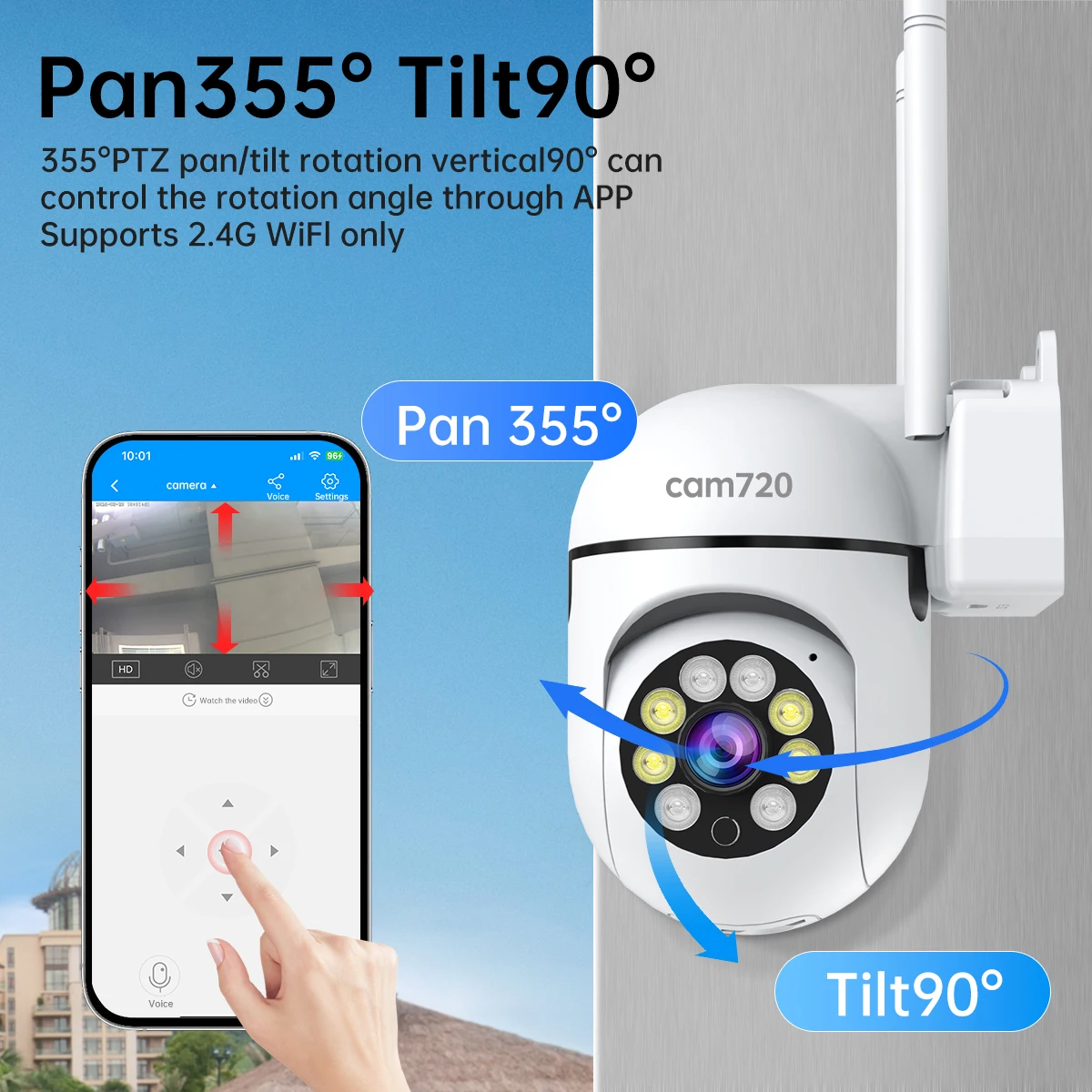 Cam720 HD WiFi IP Cameras Smart Home Wireless Security