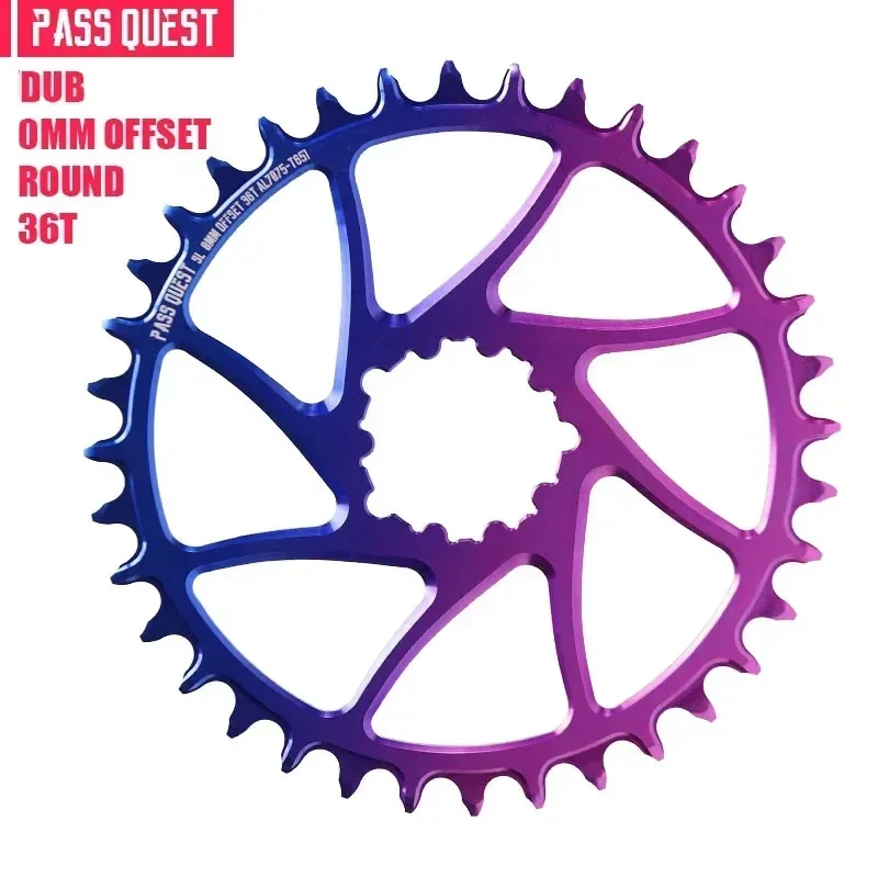 PASS QUEST 0mm オフセットチェーンリング MTB ナローワイドチェーン