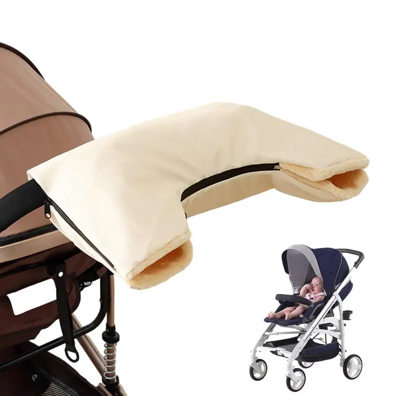 

Pram Pushchair Gloves Pram Hand Muff Soft Anti Freeze Stroller Mittens Stroller Gloves For Handlebars Of Pushchairs And