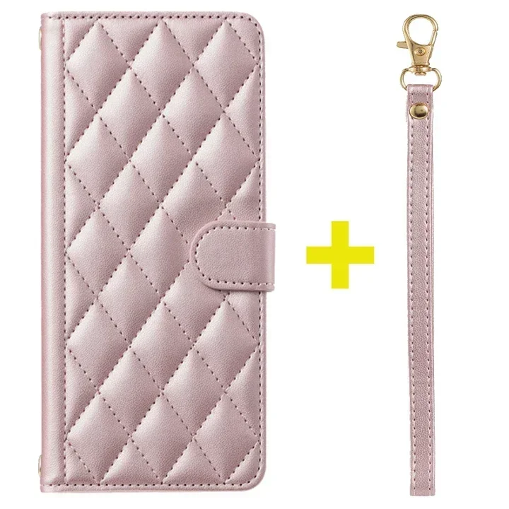 Luxurious Crossbody Leather Flip Wallet Case – Premium Design