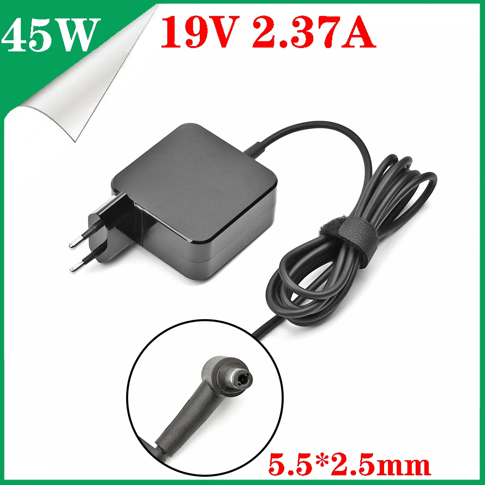 

19V 2.37A 45W 5.5x2.5mm Adapter Charger For Asus X450 X551CA X555K53S K52F X555L F555L X552C X550C X550 X550L X501A ADP-45BW