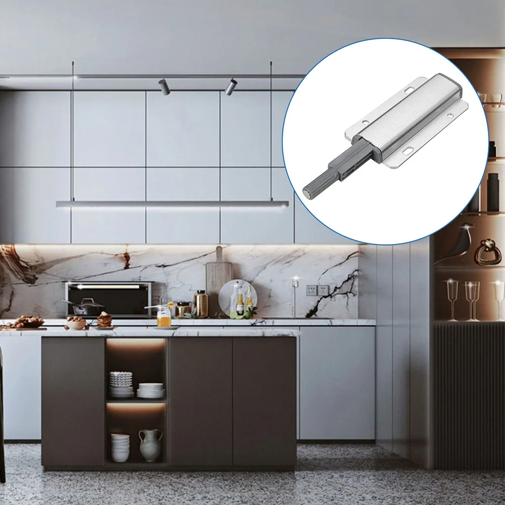 

Door Magnet Catch Furniture Hardware Cabinet Door Catch Hardware Heavy Duty Built-in Spring-loaded Plunger Cupboard Door