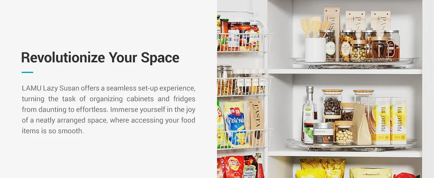 lazy susan turntable for cabinet