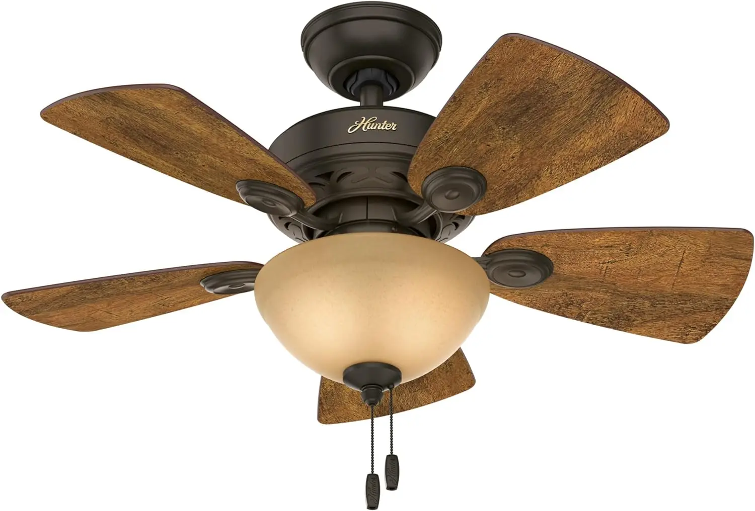 

Company 52090 Watson Indoor ceiling Fan with LED Light and Pull Chain Control, New Bronze finish