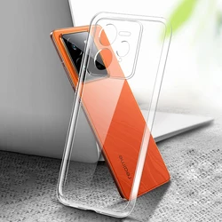 Luxury Soft TPU Transparent Phone Case - Clear Silicone Thin Back Cover for Realme GT7 Pro (Clear)