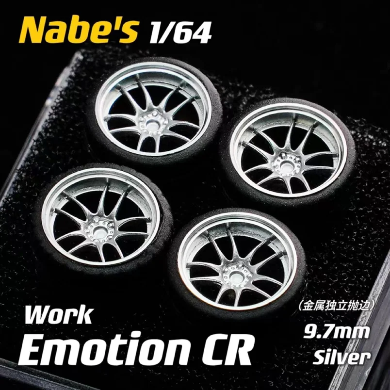 Chika 고무 타이어가 달린 1/64 바퀴, 럭셔리 모델 자동차 수정 부품, Tomica MiniGT용 JDM VIP