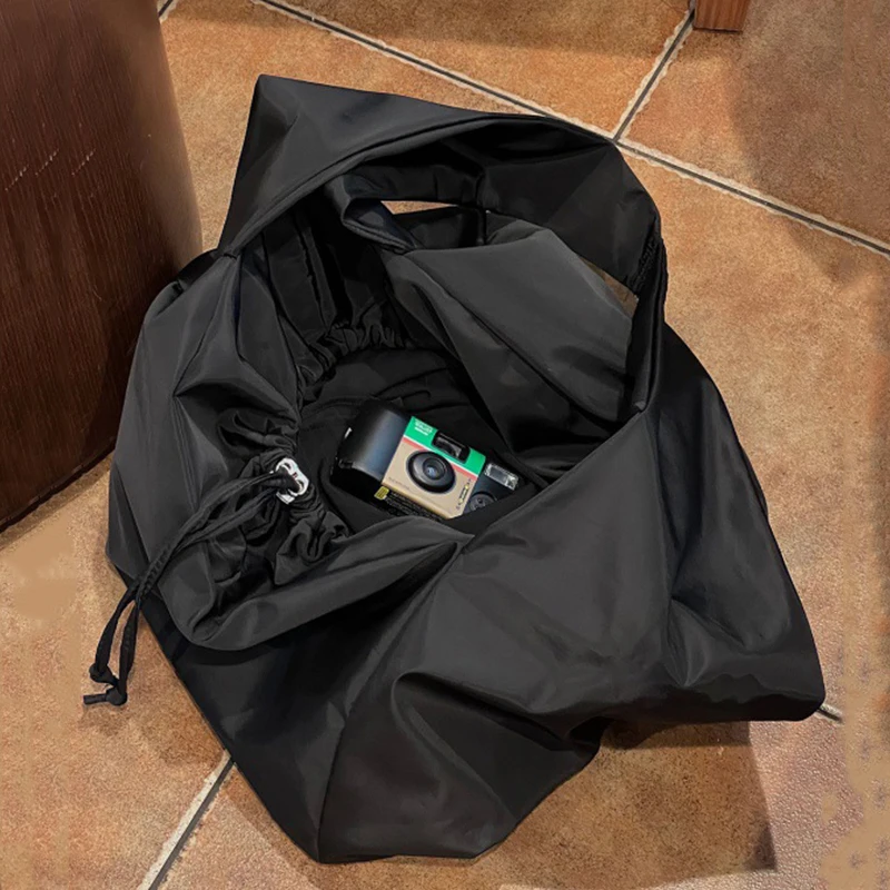 Casual Drawstring Shoulder Bags For Women Large Capacity Handbag Sport Gym Bag Shopping Bag Gilr Crossbody Bag bolsa feminina