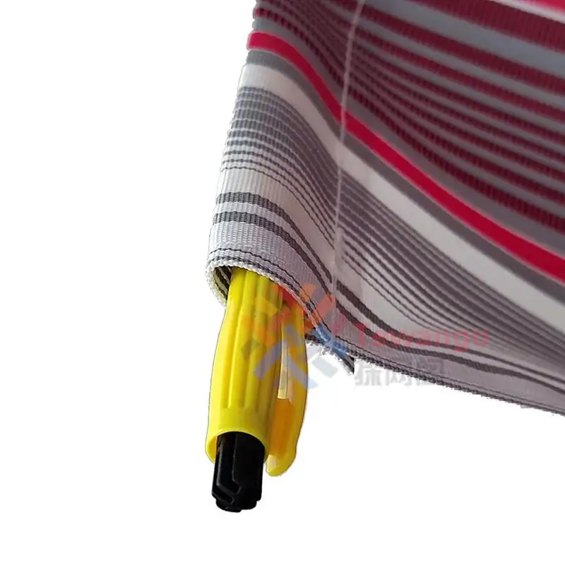 Fashion Stripes Size Replacement Fabric Heavy Duty Foldable Telescopic Canopy Outdoor Patio UV Block Shade Cloth