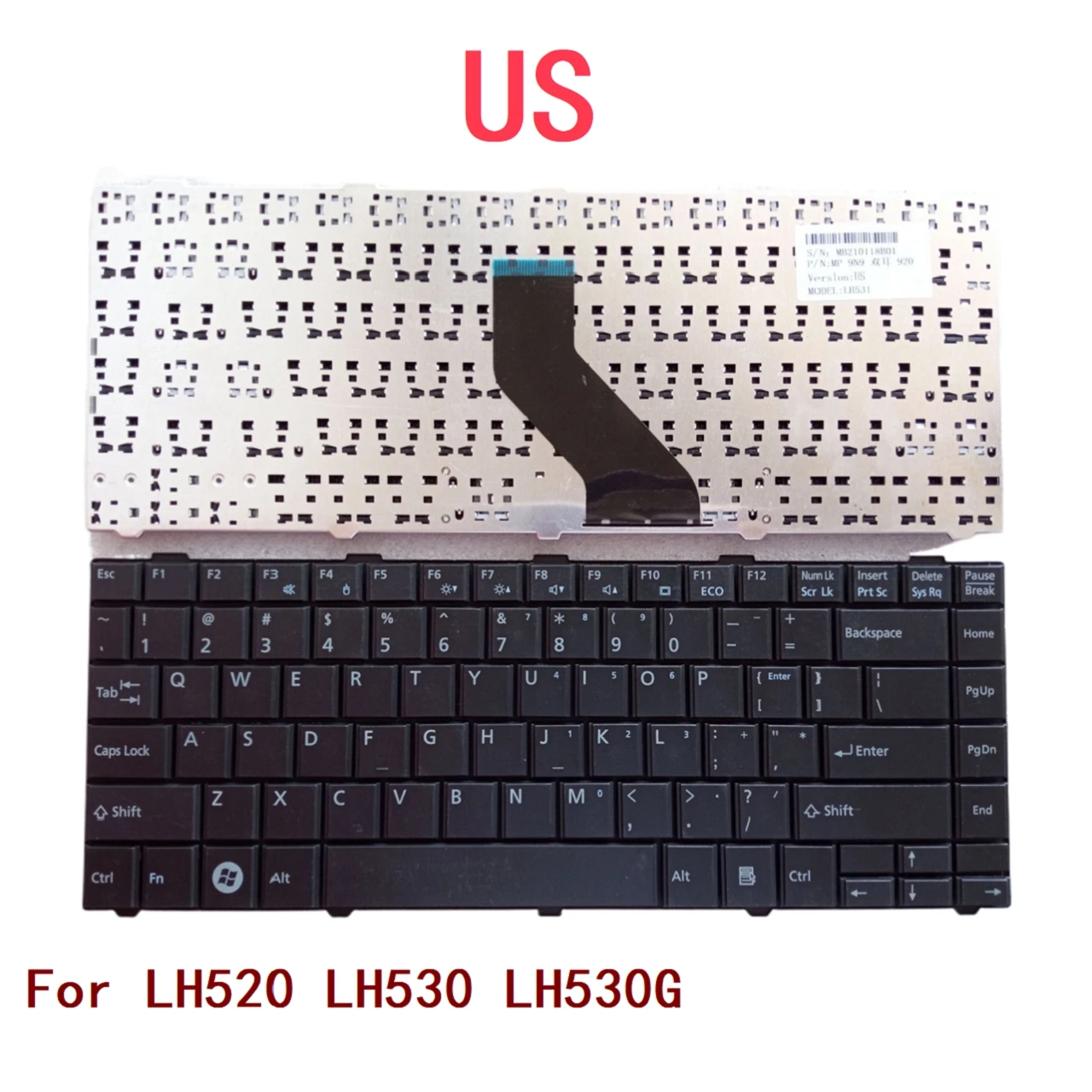 

Новая английская клавиатура для ноутбука Fujitsu LH520 LH530 LH530G, замена ноутбука
