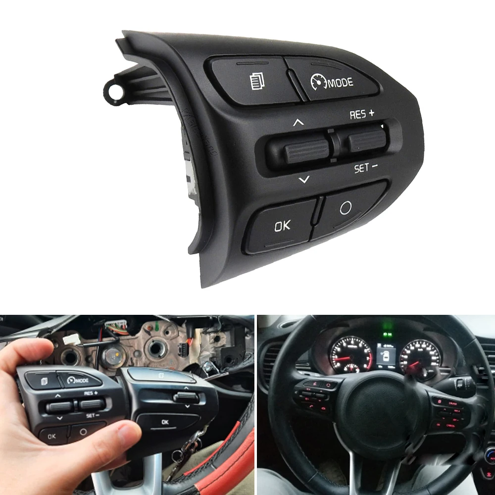 Pulsanti Multifunzione per Volante Auto Rio 4 5 X-line Stonic December, Controllo Cruise, Telecomando Volume, Interruttori Bluetooth - Image 3