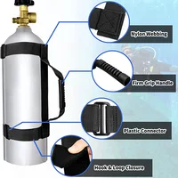 Portable Scuba Diving Tank Handle Air Cylinder Carrier Bottle Holder Strap Adjustable Water Sports Accessories 1