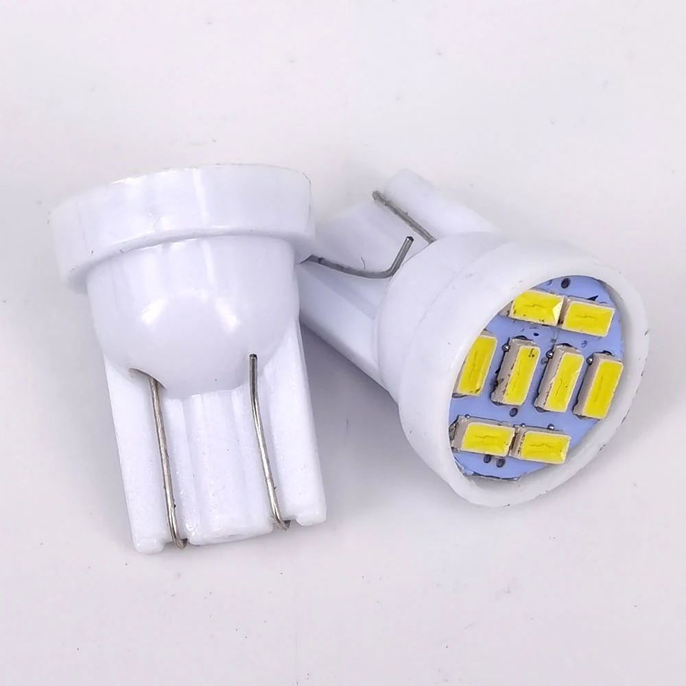 LED �ڵ��� 194 168 192 ���� ���� ���� ����, �ڵ��� �׼�����, ��� DC 12V, T10 3014 8 SMD W5W ����, 4000 ��