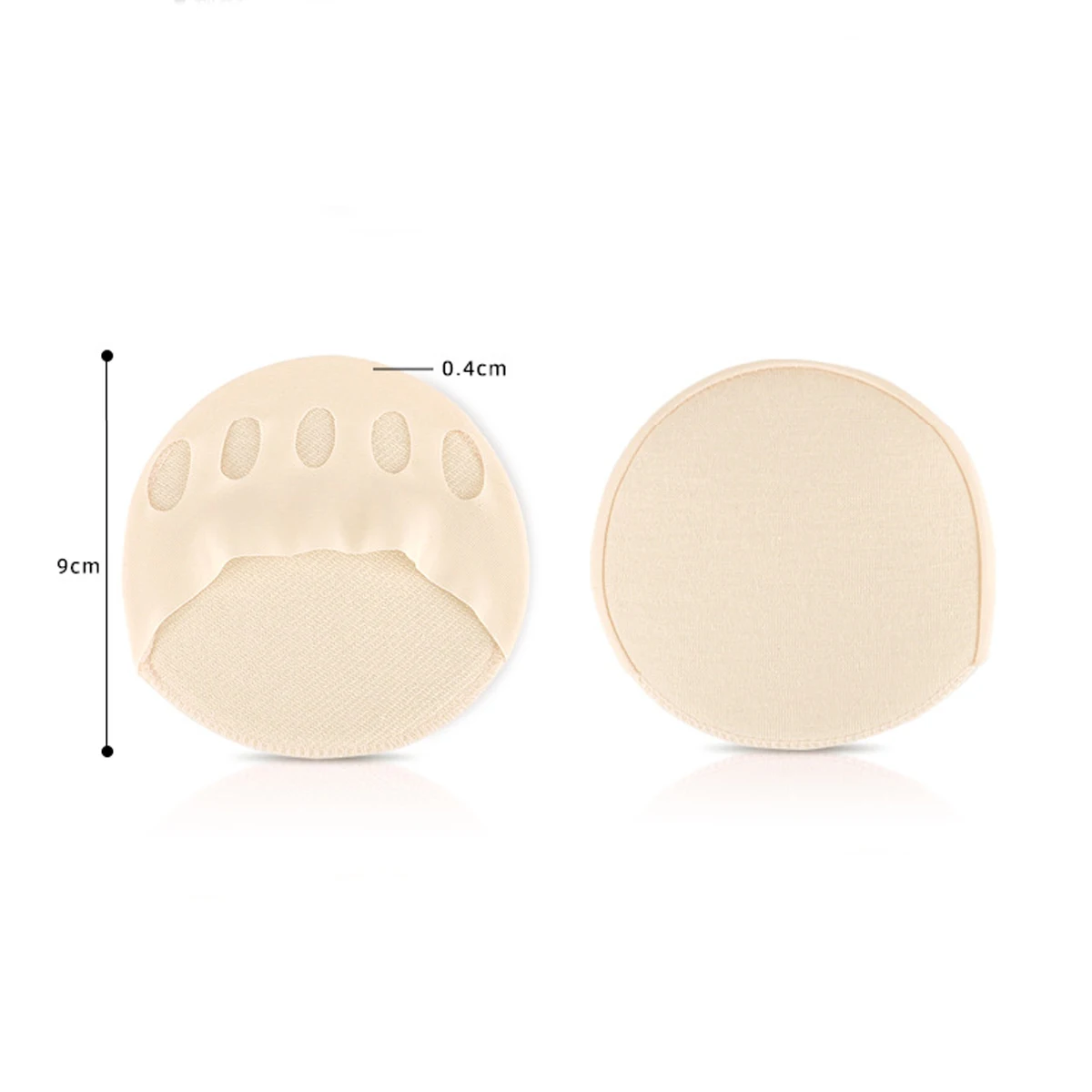 1 pairs Five Toes Forefoot Pads for Women High Heels Halfinsoles calluses Corns Foot care Absorbs Shock socks Toe Pad Inserts toe pads