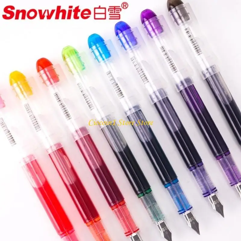 A3PC Transparent Kalligraphie Praxis Brunnen Stift Studenten Schreiben F Spitze Brunnen Stift Schule Liefert Nicht Ändern Tinte – Detail 9