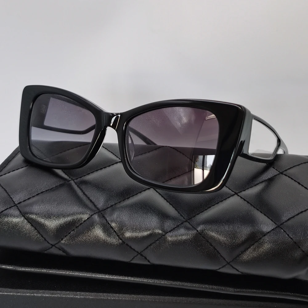 

2024 New Luxury Designer Women's Sunglasses Vintage Cat Eye Trendy Fashion Eyeglasses Elegant Handmade for Female UV400 Glasses