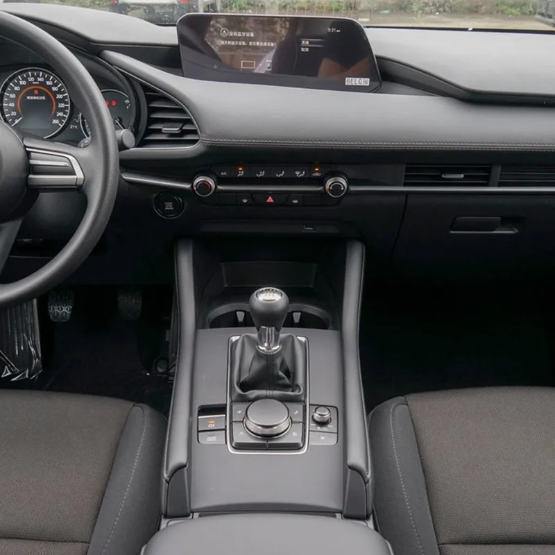 Auto-Innengetriebe-Panel-Verkleidungs-Metallaufkleber für Mazda 3MT-Anleitung 2019–2024 Limousine und Schrägheck, Autozubehör – Detail 11