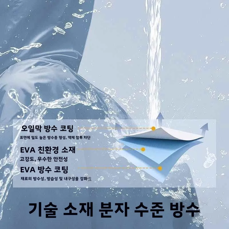 두꺼운 일회용 아동용 우비 토끼 무늬 긴 기장 야외 방수 코트 초등학생 여아용