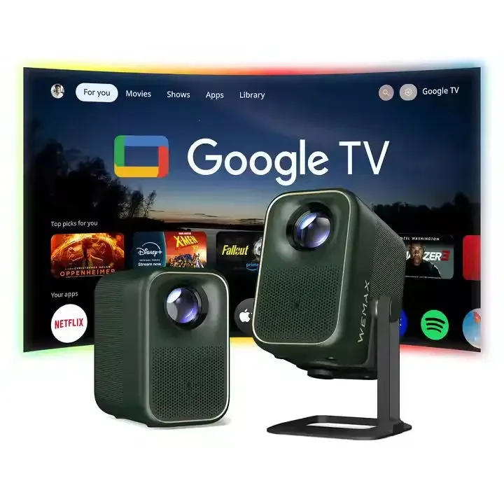 ApexTP4K 프로젝터 2000루멘 120인치 1080P MT9630 LED LCD 수동 초점 4K 실내 홈시어터 프로젝터