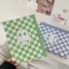 Sharkbang Designed A5 Binder Hard Cover Ring Collect Book Journal Refills Checkerboard Bandage Postcards Sticker Organizer 5