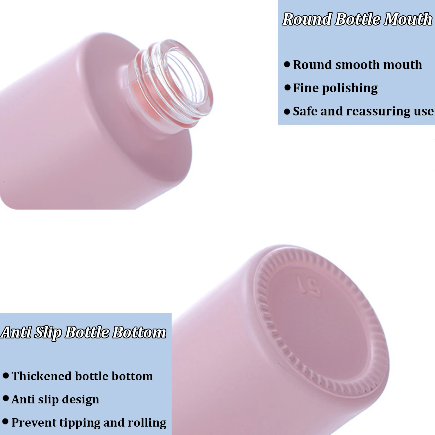 Description Picture 4 of item10PCS 30ml Dropper Bottles Macaron Colored Glass Container Mini Travel Essentials Bottle With Glass Drop Pipettes Cap Refillable