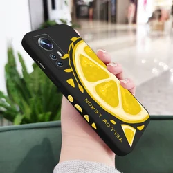 Vibrant Fresh Lemon Phone Case - Durable Protective Cover in Refreshing Style for Poco M3 (Black 1)