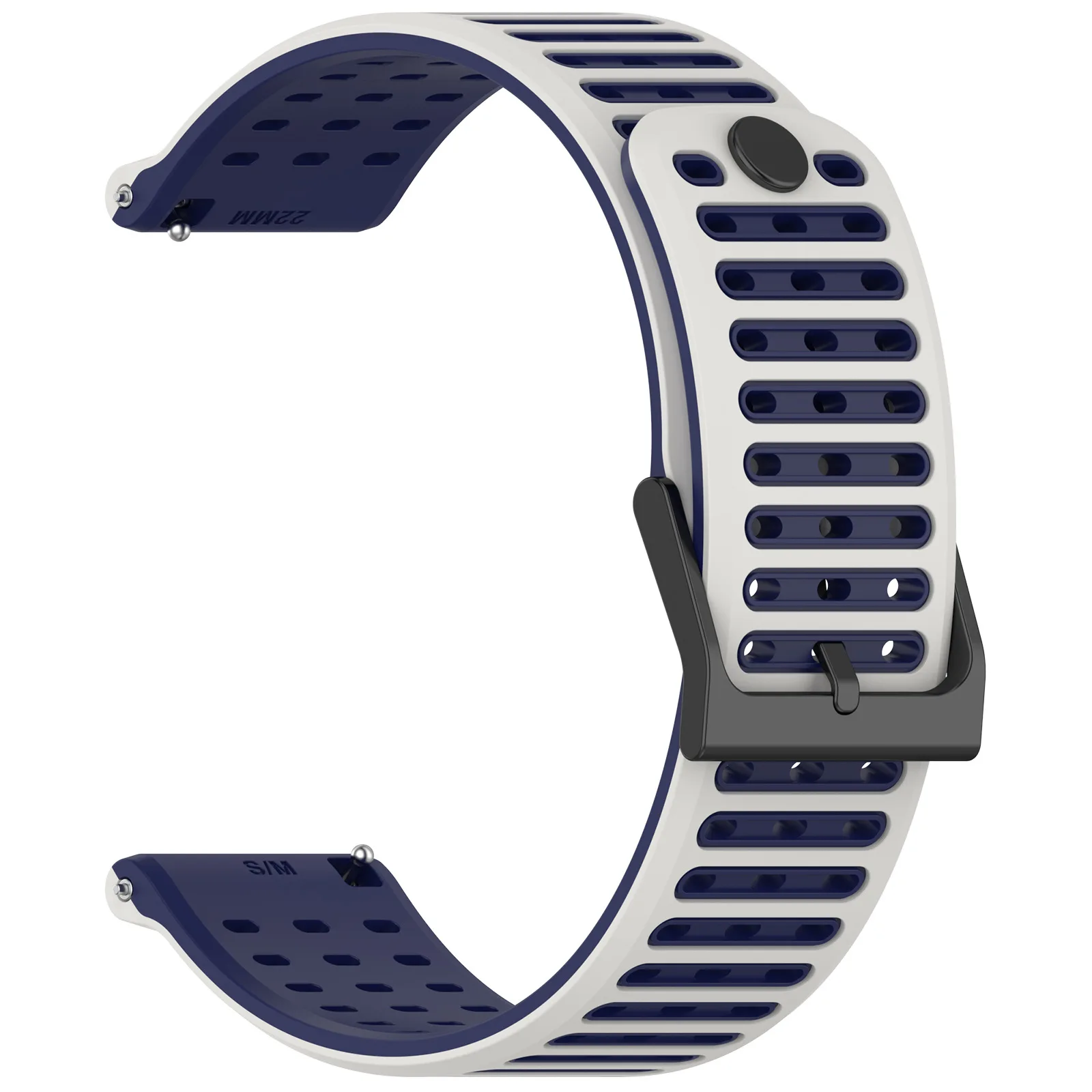 Silicone Replacement Watch Strap - 22mm Sport Band Accessory