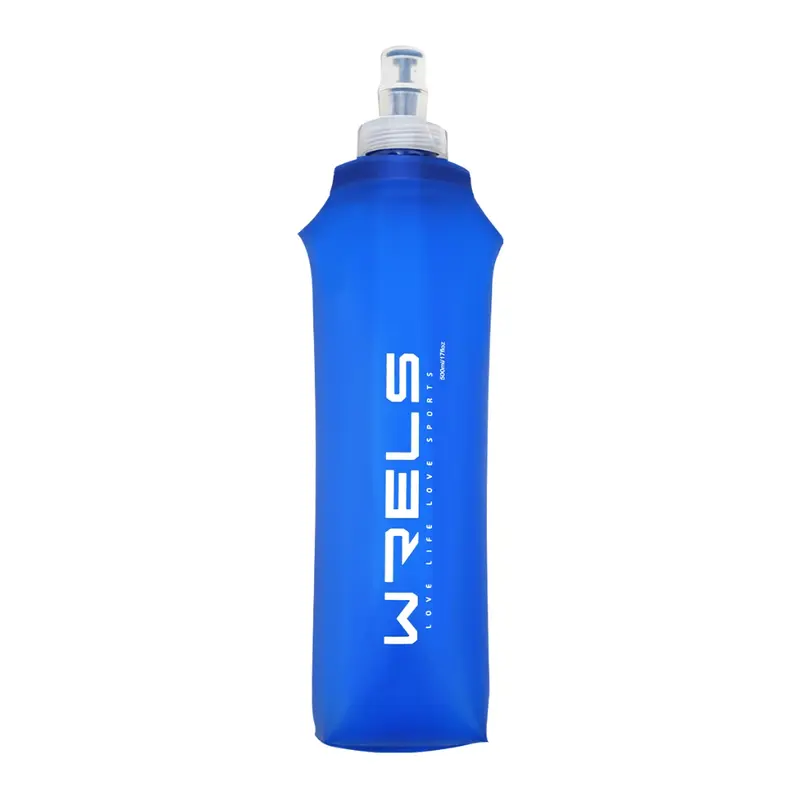 WRELS Folding Water Bottle TPU BPA-Free Collapsible Soft Flask Outdoor Sport Hiking Camping Running Portable Soft Water Bottle - Image 9