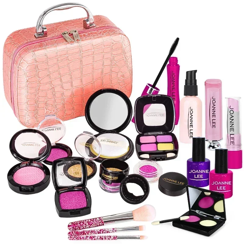 Kids Toys Simulation Cosmetics Set Pretend Makeup Toys Girls Play House Simulation Make Up Preschool For Girls Fun Game