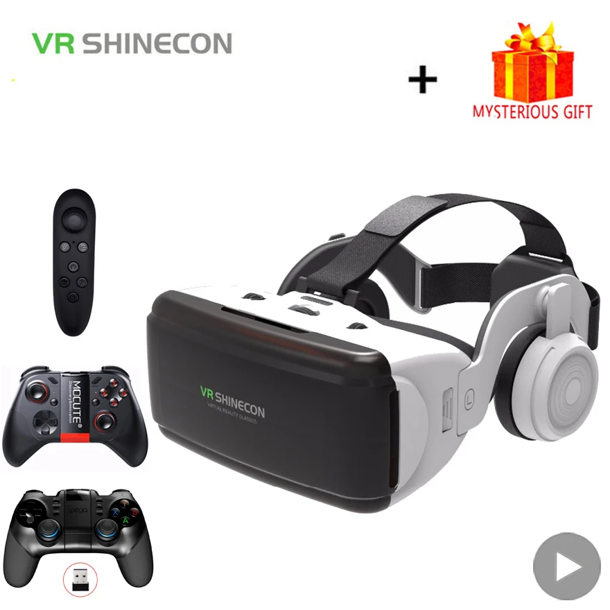 VR-очки Shinecon, шлем виртуальной реальности для смартфонов