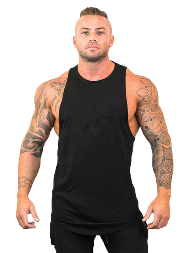 

Brand Gyms Clothing Mens Bodybuilding Hooded Tank Top Cotton Sleeveless Vest Sweatshirt Fitness Workout Sportswear Tops Male