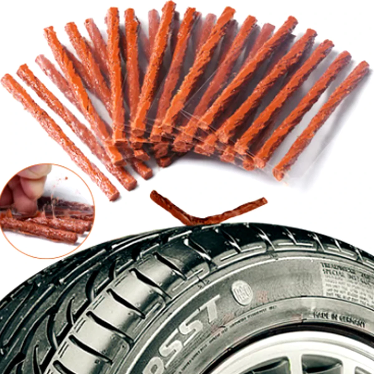 10/20/50Pcs Tire Repair Strips 3