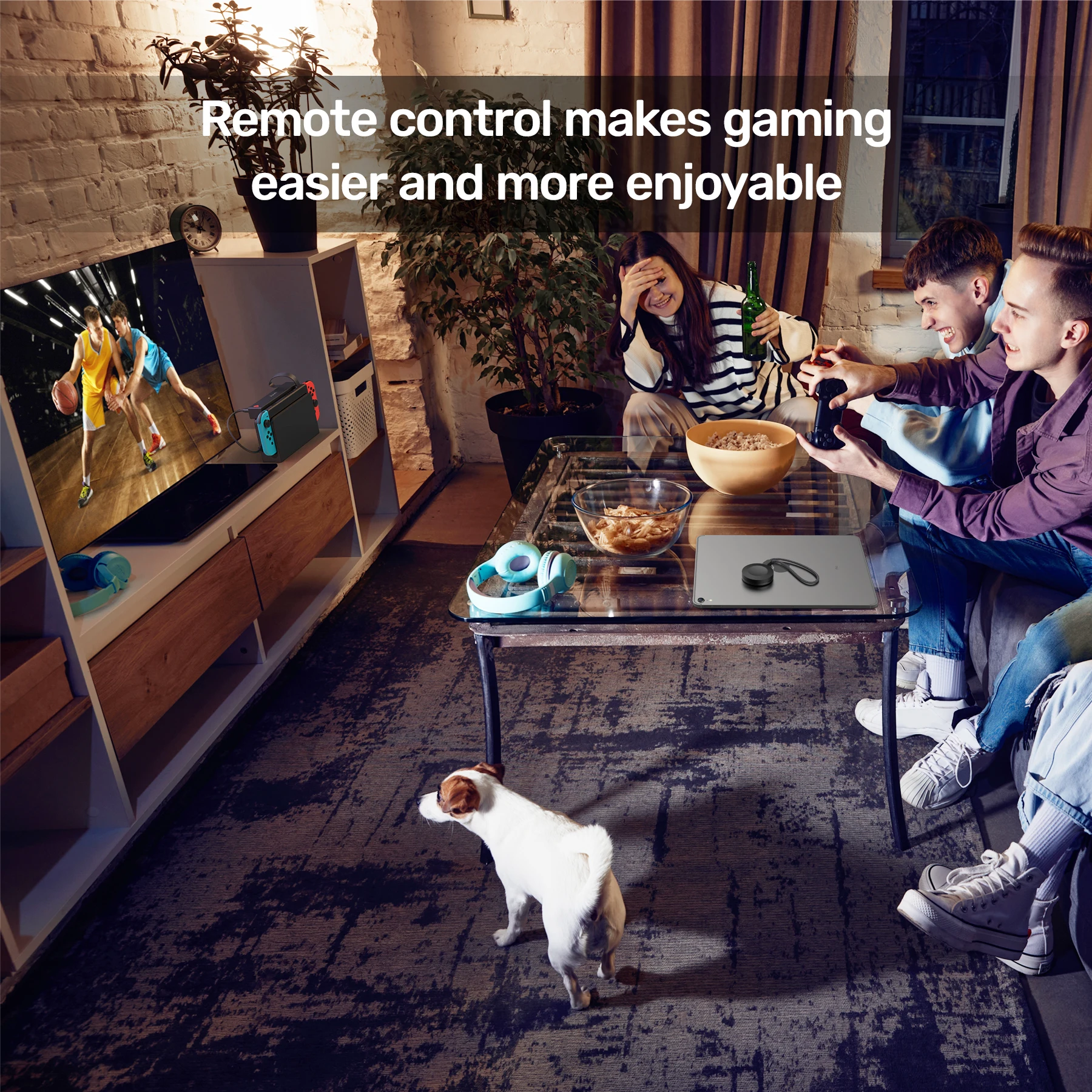 Wireless Game Card Reader with 4 Storage Slots and Remote – Plug & Play Black Gaming Accessory