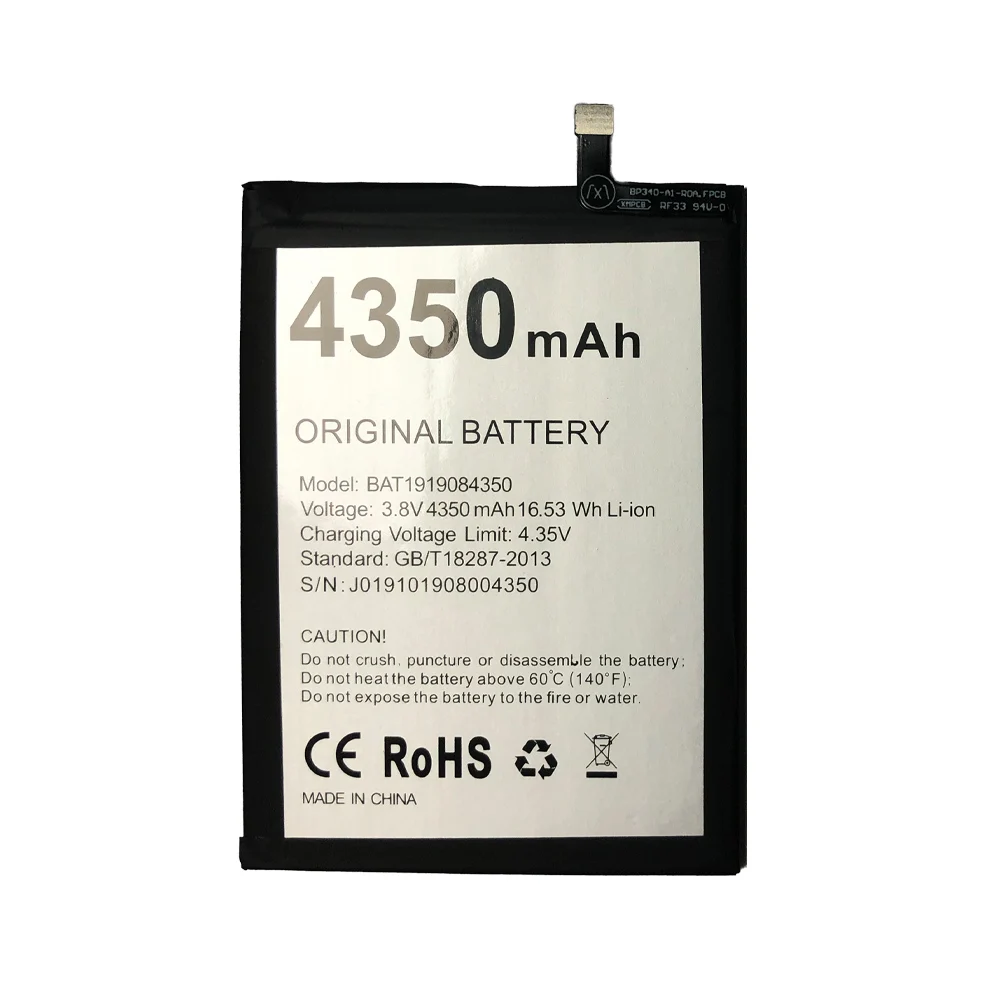 100% Original Replacement New % 4350mAh BAT1919084350 Battery For DOOGEE N20 N20Pro N20 Pro Smart Mobile phone+Tracking Number