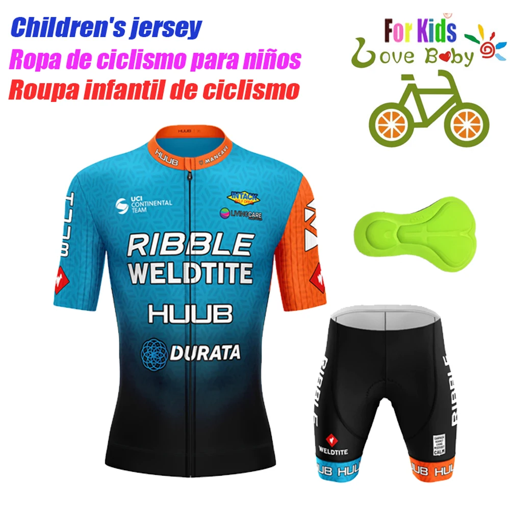 2022 High Quality Kids Cycling Clothing Kids Jersey Set Biking Short
