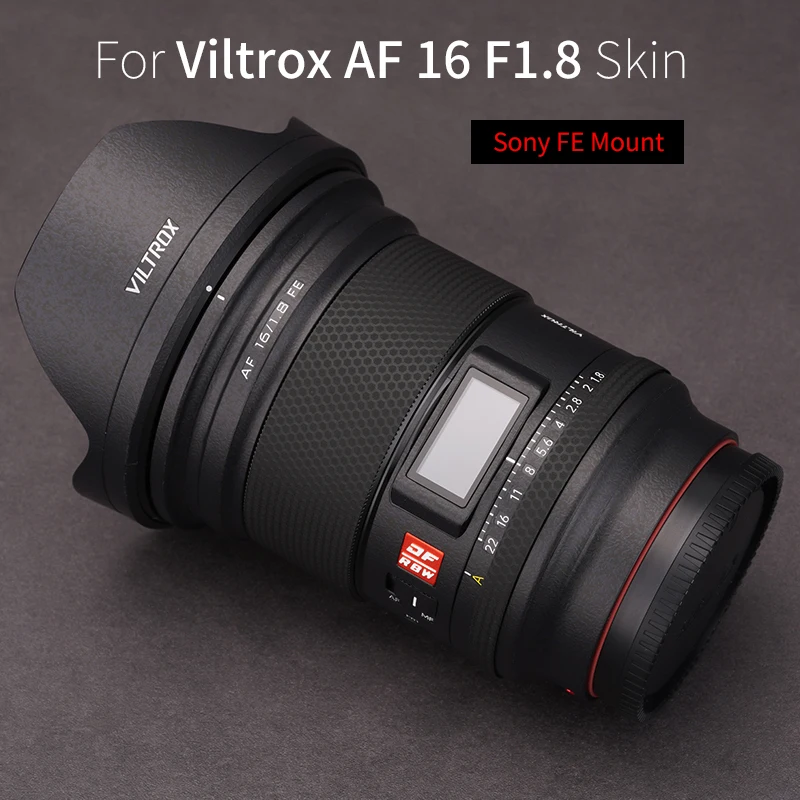

For Viltrox 16mm Sony Skin AF 16mm F1.8 Sony FE-Mount Lens Skin Anti-Scratch Protective Sticker Wrap Skin Green Film