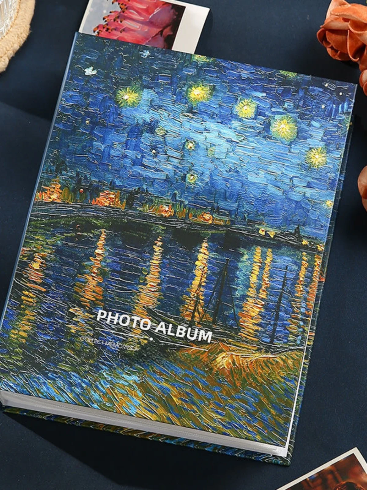 Small 5-Inch 200-Page Insert pe Photo Album Large Capaci Fly Photo Album Old Photos Couple Memorial Album 6-Inch Size