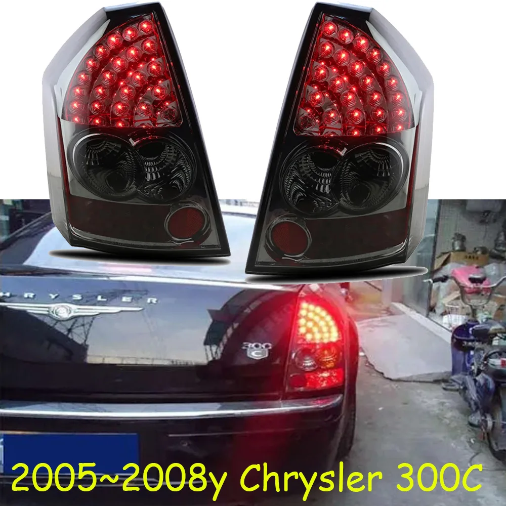 

1set Bumper Lamp For Chrysler 300C Tail Lights For Chrysler 300C TailLight LED Rear Lamp DRL+Brake+Park+Signal