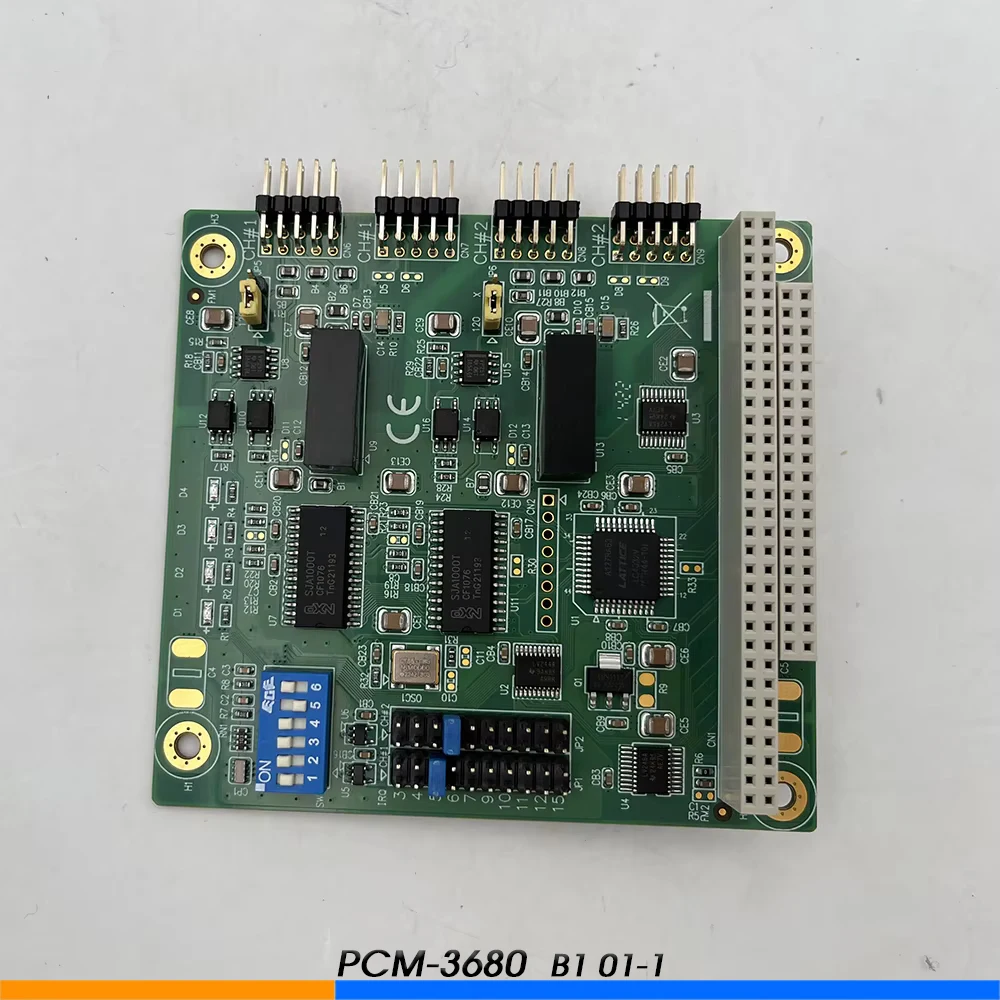 PCM3680B1301E T 19C3M68001 2 port CAN Card PC104 Dual Channel Industrial Control Motherboard For Advantech PCM