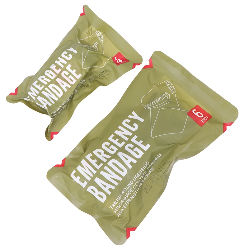 1PC Combat Abdominal Bandage 4/6 Inches Emergency Bandage Rescue Compression Wound Tactical Trauma Dressing wound bandage